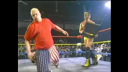 Terry Funk and Sandman vs Cactus Jack and Shane Douglas / W C W 1995 