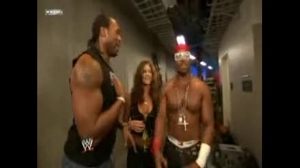 Smackdown 26/09/09 Cryme Time & Slam Master J Backstage