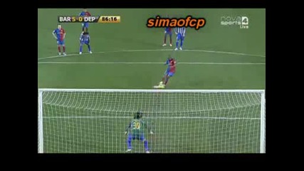 Барселона - Депортиво 5:0 Самуел Етоо