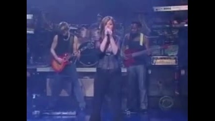 Kelly Clarkson Miss Independent Live David Letterman March 2003 