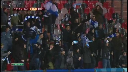 Гол на Miguel Veloso - Fc Dynamo Kyiv срещу Guingamp