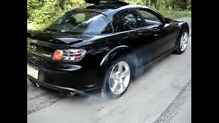 Mazda rx8 Burnout Каса гумите 