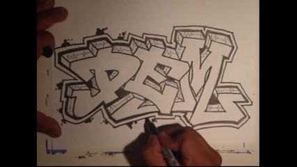Drawing Graffiti - By Wizard 