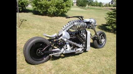 Bad Skeleton Motorcycle Designermite 