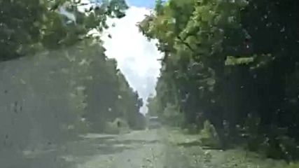 Пътят след градушката в Борован