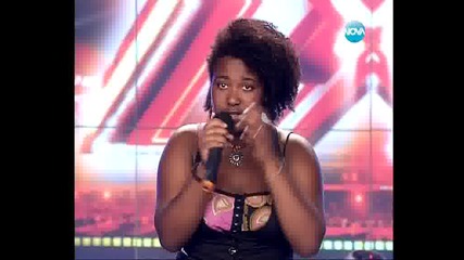 Чернокожо момиче плени журито със гласа си - X Factor Bulgaria