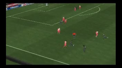 Фифа 10 - Нани вкарва гол на Олимпиакос 