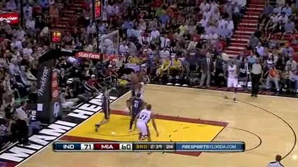 Indiana Pacers @ Miami Heat 93 - 77 [highlights] - 22.11.2010