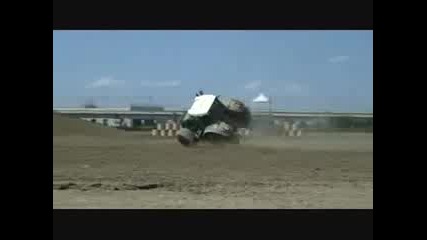 Stunt With Tractor