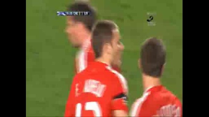 Liverpool 4 - 4 Chelsea Aurelio Goal