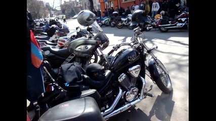 Armenian motobikers Plovdiv, 22 March 2012
