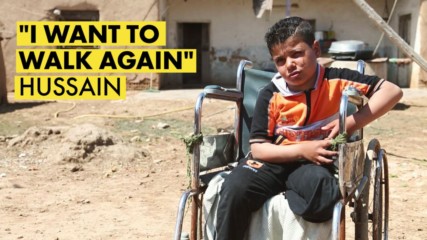 A Syrian boy’s story after a landmine explosion