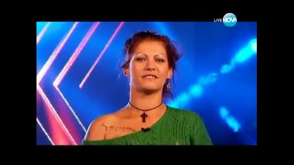 Прекрасно изпълнение от Жана на песента '' Girl on Fire'' - X Factor Bulgaria 2013
