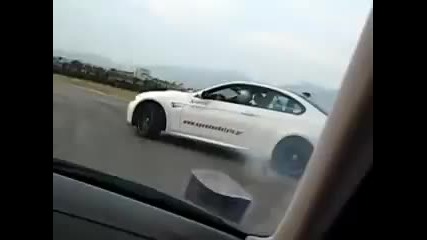 Alonen Bmw M3 E92 Drift Megara 12-10-09 chase camera