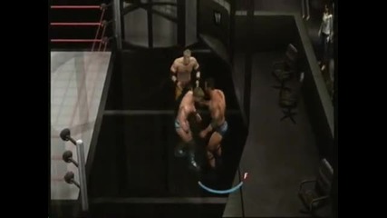 Smackdown Vs Raw 2010 6 Man Elimination Chamber with The Rock 
