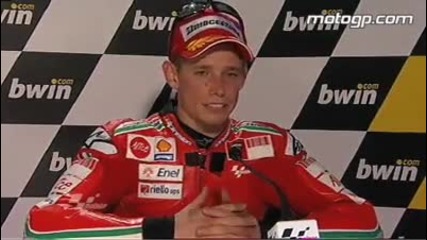Stoner interview after the Spanish Gp 