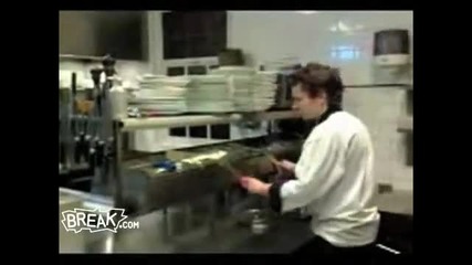 Talented Kitchen Drummer Busted 