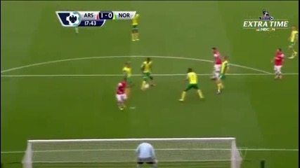 Фантастична атака на Арсенал срещу Норич