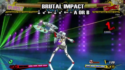 Labrys - Persona 4 Arena Character Moves Trailer