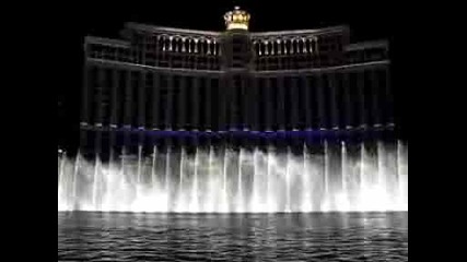 Bellagio Fountains... Andrea Bocelli -Time  to say goodbye