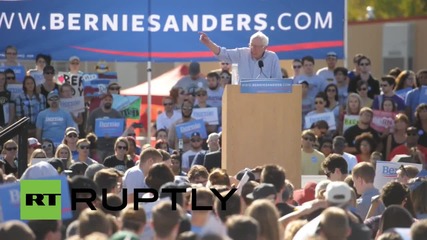 USA: Sanders promises "political revolution" at University of Colorado rally