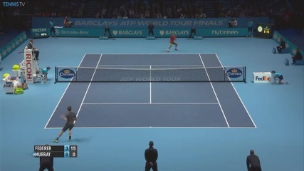 Barclays Atp World Tour Finals 2014 - a Piece Of Magic From Roger Federer
