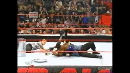 Raw 04.08.02 Bubba Ray Dudley vs Booker T [ Hardcore Championship ]