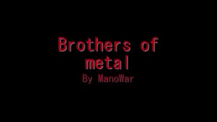 Manowar - Brothers of Metal