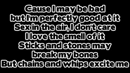 Rihanna - S&m [lyrics on Screan]