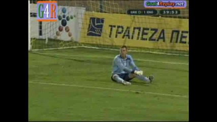 Sotiris Ninis Goal Greece - England 1 - 1 U - 21 (1 - 1 08/09/2009)