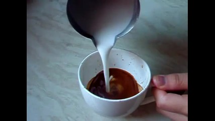 Latte art techniques - Лате арт - капучино