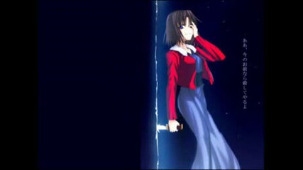 anime girls - stand in the rain
