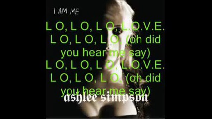 Ashlee Simpson - L.o.v.e(with Lyrics).avi