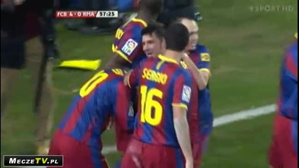 Barcelona 4 - 0 Real Madrid David Villa 