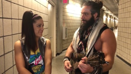 Bayley & Elias are finally singing the same tune for the WWE Mixed Match Challenge