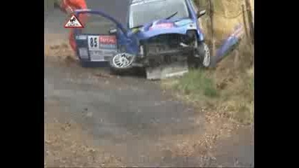 Rally Citroen C2 Incident