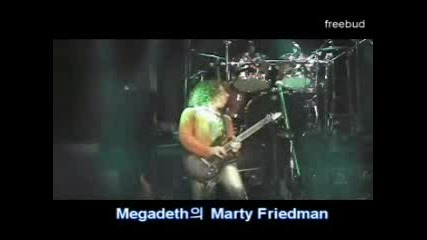 Marty Friedman - Megadeth Medely (live)