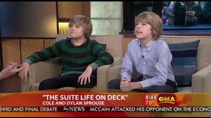 Cole and Dylan Sprouse 16th 2008 - интервю 