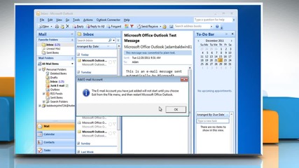 Microsoft® Outlook 2007: How to check Hotmail™ on Windows® 7?