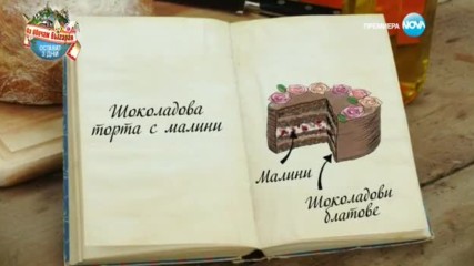 Анита - Шоколадова торта с малини - Bake Off (15.11.2016)