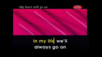 Celine Dion - My Heart Will Go On - Karaoke