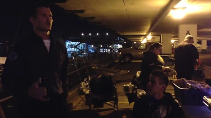 Randy Orton on the set of '12 Rounds 2_ Reloaded' talking about a stunt.