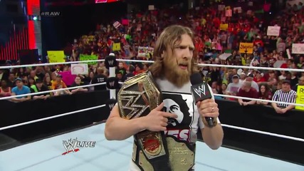 Daniel Bryan addresses his injury Raw, May 12, 2014