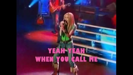 Hannah Montana - If We Were A Movie (karaoke)