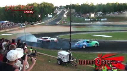 Chevrolet Camaro Ss vs Mustang Drifting @ Road Atlanta 2010