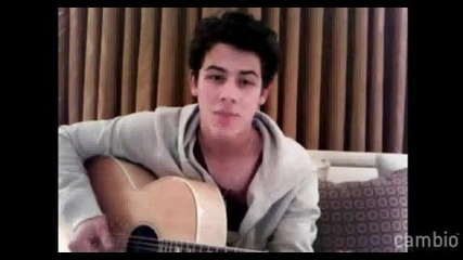Nick Jonas Live Chat in London - Make it right - 06.17.10
