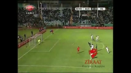 Красив гол на Димитър Иванков срещу Фенербахче (11.02.2010) 