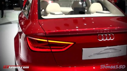 Audi A3 Saloon Concept - Geneva 2011 with Gtspirit.com (720p) 