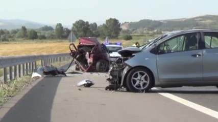 Мъж пострада тежко при катастрофа на „Струма”