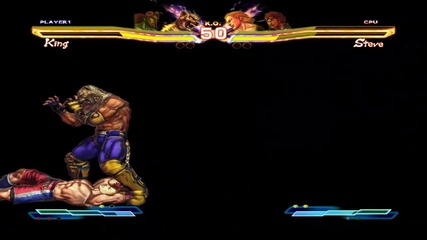 Street Fighter X Tekken - King - Ogre vs Hwoarang - Steve